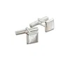 Posh Totty Designs Men's Square Mother-of-pearl And Silver Cufflinks