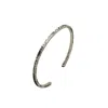 Posh Totty Designs Men's Textured Silver Cuff In Silver