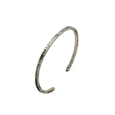 Posh Totty Designs Men's Textured Silver Cuff