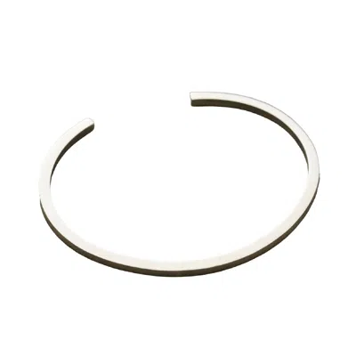 Posh Totty Designs Men's Textured Slim Silver Cuff