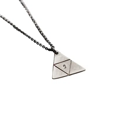 Posh Totty Designs Sterling Silver Men's Prism Necklace
