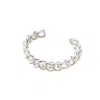 Posh Totty Designs Women's Chunky Curb Link Silver Cuff