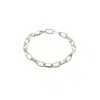 Posh Totty Designs Women's Chunky Silver Chain Link Bracelet In Metallic