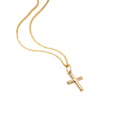 Posh Totty Designs Women's Gold Cross Necklace