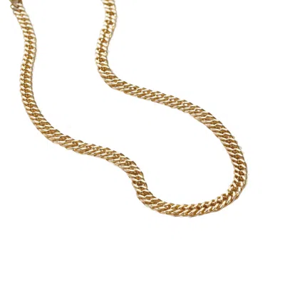 Posh Totty Designs Women's Gold Double Curb Chain Necklace