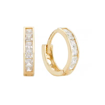 Posh Totty Designs Women's Gold Huggie Earrings