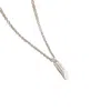 Posh Totty Designs Women's Mini Flow Bar Sterling Silver Necklace