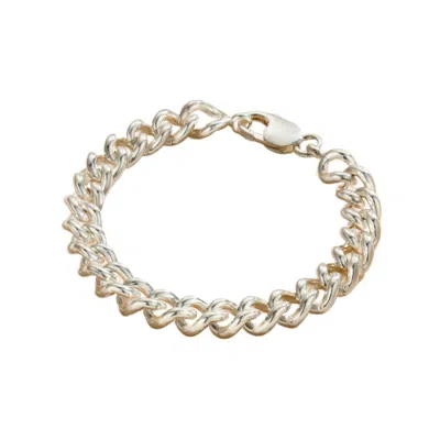 Posh Totty Designs Women's Silver Large Curb Chain Bracelet