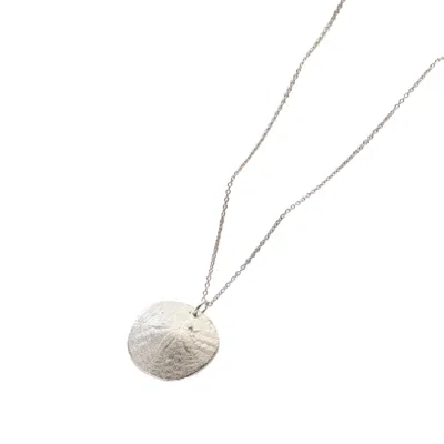 Posh Totty Designs Women's Silver Large Sand Dollar Necklace