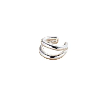 Posh Totty Designs Women's Silver Talon Ear Cuff