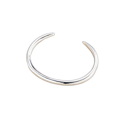 Posh Totty Designs Women's Silver Talon Open Cuff Bangle