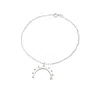Posh Totty Designs Women's Sterling Silver Crown Horn Charm Bracelet