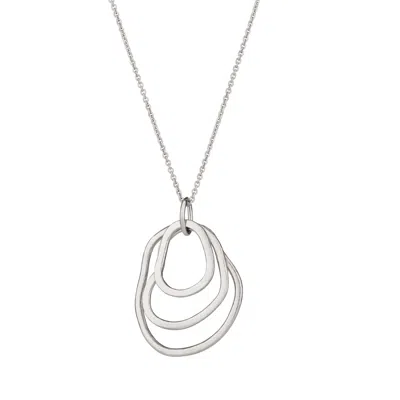 Posh Totty Designs Women's Sterling Silver Fine Organic Family Necklace