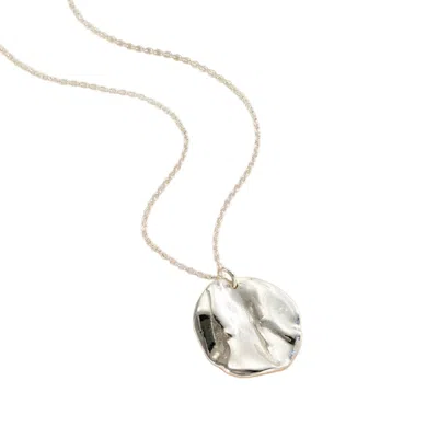 Posh Totty Designs Women's Sterling Silver Fortune Disc Necklace