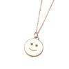Posh Totty Designs Women's Sterling Silver Happy Face Emerald Diamond Pendant Necklace In Silver