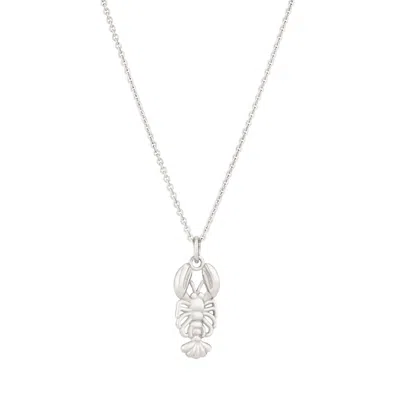 Posh Totty Designs Women's Sterling Silver Lobster Charm Necklace