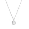 Posh Totty Designs Women's Sterling Silver Molten Orb Necklace In White