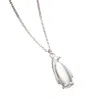 Posh Totty Designs Women's Sterling Silver Soulmate Penguin Charm Necklace In Metallic