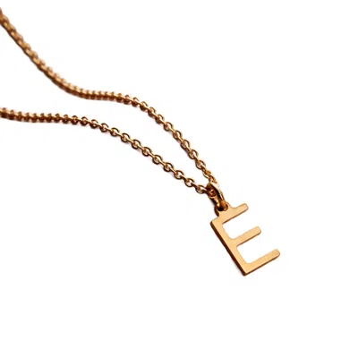 Posh Totty Designs Women's Yellow Gold Plated Letter Initial Necklace