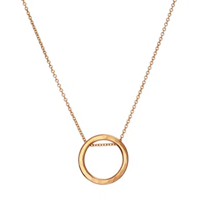 Posh Totty Designs Women's Yellow Gold Plated Medium Hoop Necklace