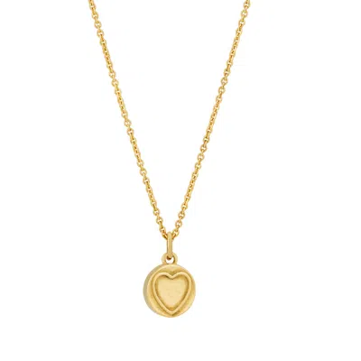 Posh Totty Designs Women's Yellow Gold Plated Mini Sweetheart Necklace