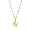 Posh Totty Designs Women's Yellow Gold Plated Textured Initial Letter Necklace In Burgundy