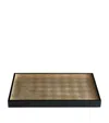 Posh Trading Company Medium Silver Leaf The Windsor Tray In Neutral