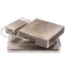 Posh Trading Company Neutrals Matbox Clear Silver Leaf - Matte Champagne