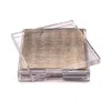 Posh Trading Company Neutrals Placebox Clear Silver Leaf - Chic Matte Champagne