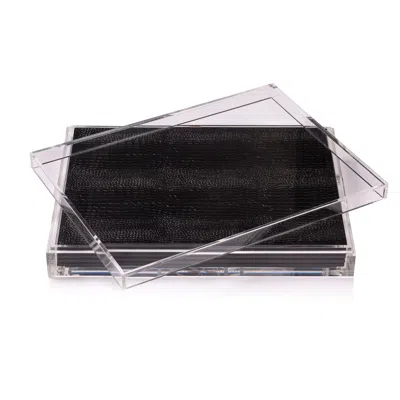 Posh Trading Company Servebox Clear - Python Black