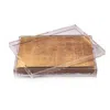 Posh Trading Company Servebox Clear Silver Leaf - Gold