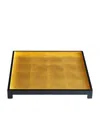 Posh Trading Company Square Gold Leaf The London Tray In Neutral