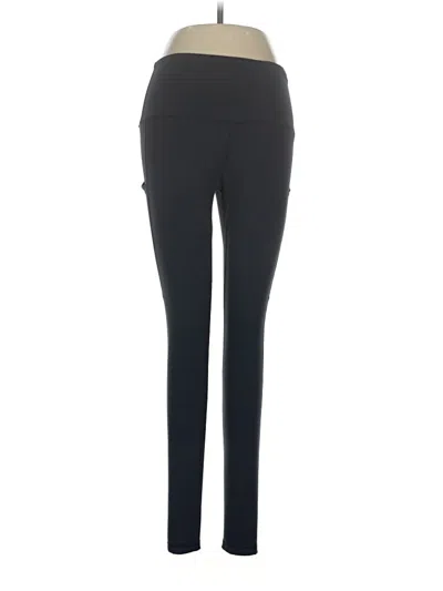 Pre-owned Poshdivah Active Pants In Black