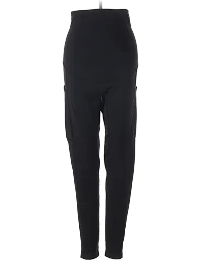 Pre-owned Poshdivah Active Pants In Black