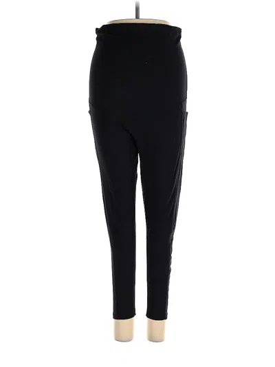 Pre-owned Poshdivah Active Pants In Black