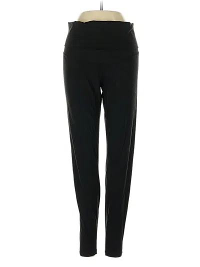 Pre-owned Poshdivah Active Pants In Black