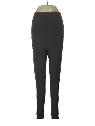 Pre-owned Poshdivah Active Pants In Black