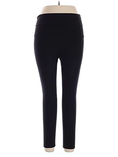 Pre-owned Poshdivah Active Pants In Black