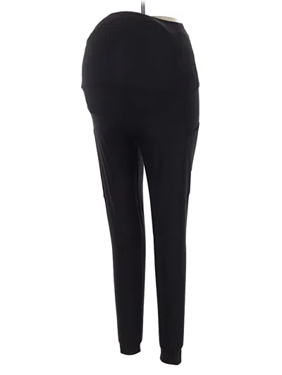 Pre-owned Poshdivah Active Pants In Black
