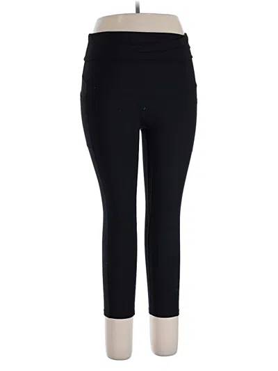 Pre-owned Poshdivah Active Pants In Black