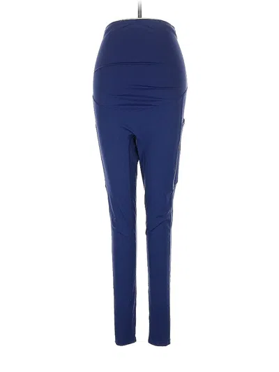 Pre-owned Poshdivah Active Pants In Blue