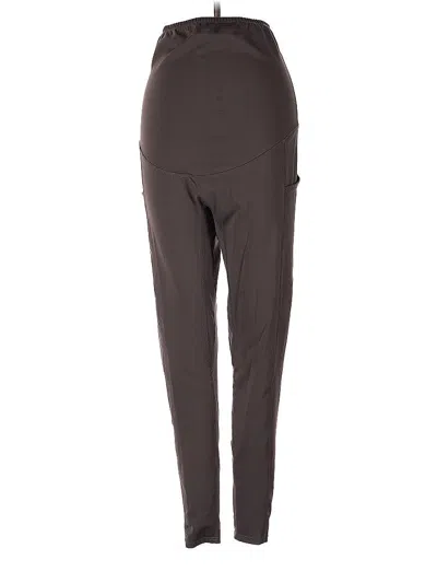 Pre-owned Poshdivah Active Pants In Brown