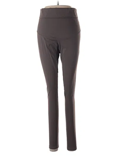 Pre-owned Poshdivah Active Pants In Brown