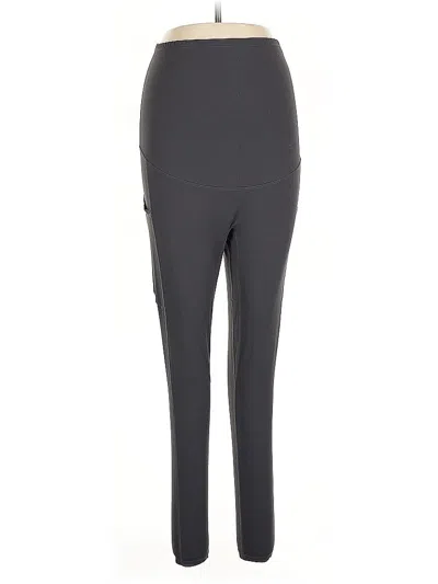 Pre-owned Poshdivah Active Pants In Gray