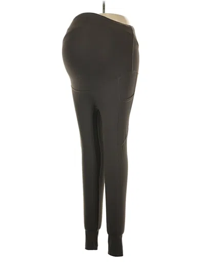 Pre-owned Poshdivah Active Pants In Gray