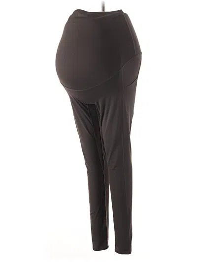 Pre-owned Poshdivah Active Pants In Gray