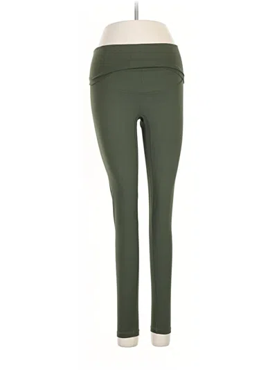Pre-owned Poshdivah Active Pants In Green