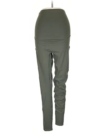 Pre-owned Poshdivah Active Pants In Green
