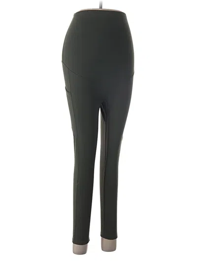 Pre-owned Poshdivah Active Pants In Green