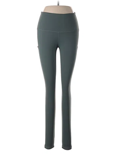 Pre-owned Poshdivah Active Pants In Green